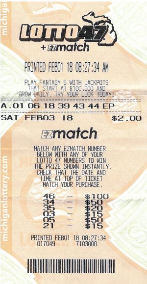 lotto 47 today